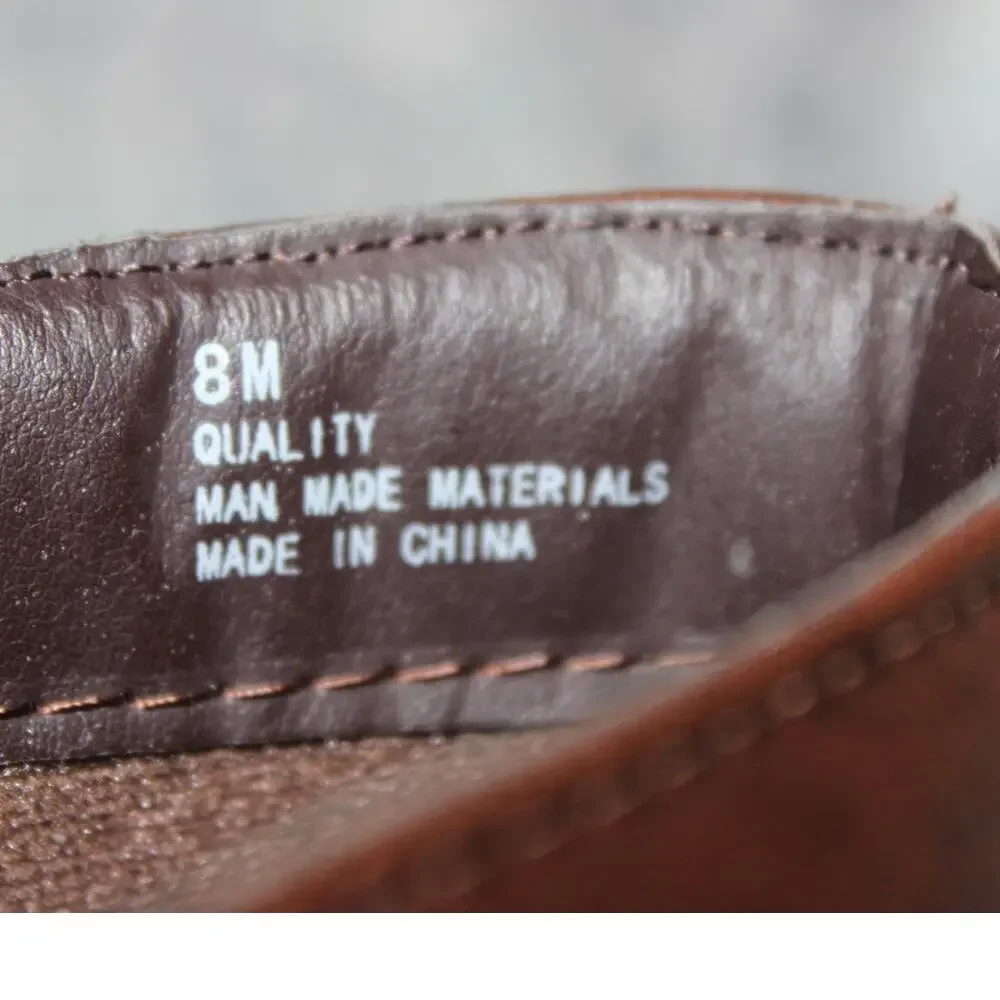Easy Street Arlene Wave Comfort Ankle‎ Boots Brown Women's 8M